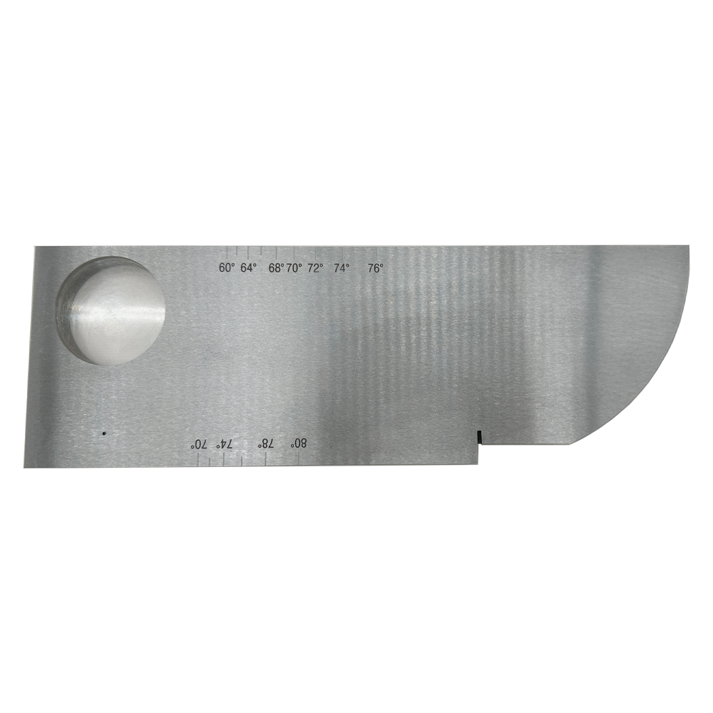 IIW (V1) Block-ISO2400-2012 (E) -ARC Groove-φ1.5mm-karbon baja | Calibration Block NDT Machine - Gambar 5