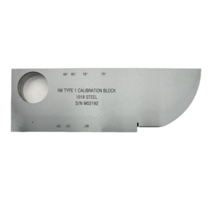 IIW (V1) Block-ATTM E164-24 IIW Tipe 1-Inch-Carbon Steel | Calibration Block NDT Machine
