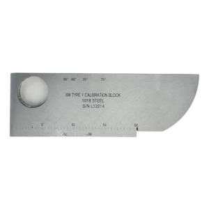IIW (V1) Block-AWS D1.1/D1.1M-2020-Metrik-Karbon Baja | Calibration Block NDT Machine