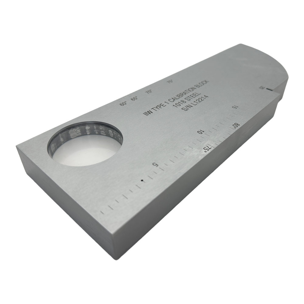 IIW (V1) Block-AWS D1.1/D1.1M-2020-Metrik-Karbon Baja | Calibration Block NDT Machine - Gambar 4