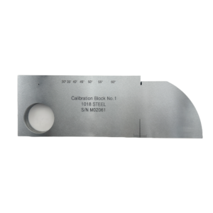 IIW (V1) Block-ISO2400-2012 (E) -Straight Groove-φ1.5mm-Carbon Steel | Calibration Block NDT Machine