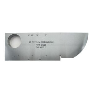 IIW (V1) Block-AWS D1.1/D1.1M-2025-Metrik-Karbon Baja | Calibration Block NDT Machine