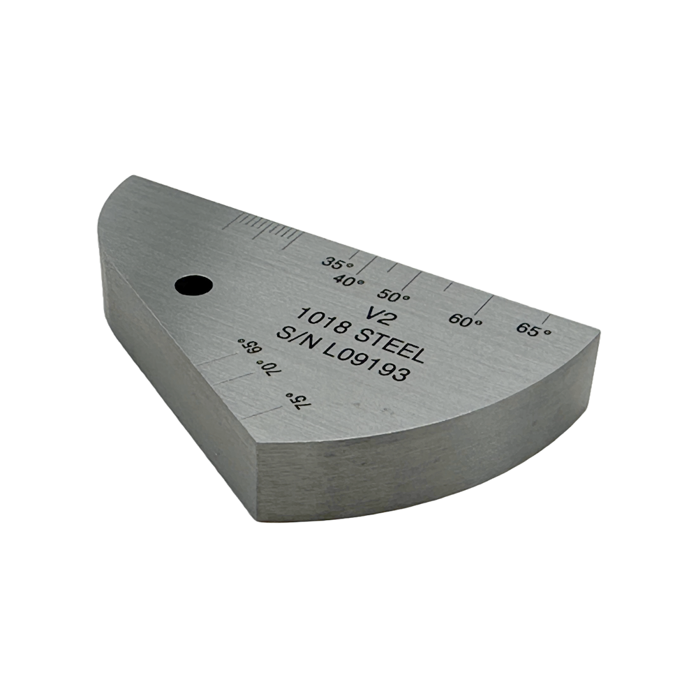 IIW2 (V2) Blok-T12.5mm-Lubang φ5mm-karbon-karbon-iso7963-2022 (e) | Calibration Block NDT Machine - Gambar 5