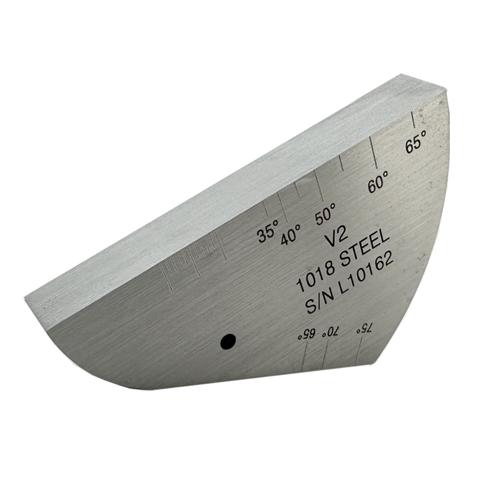Iiw2 (v2) block-t12.5mm-lubang φ3mm-karbon-iso7963-2022 (e) | Calibration Block NDT Machine - Gambar 4