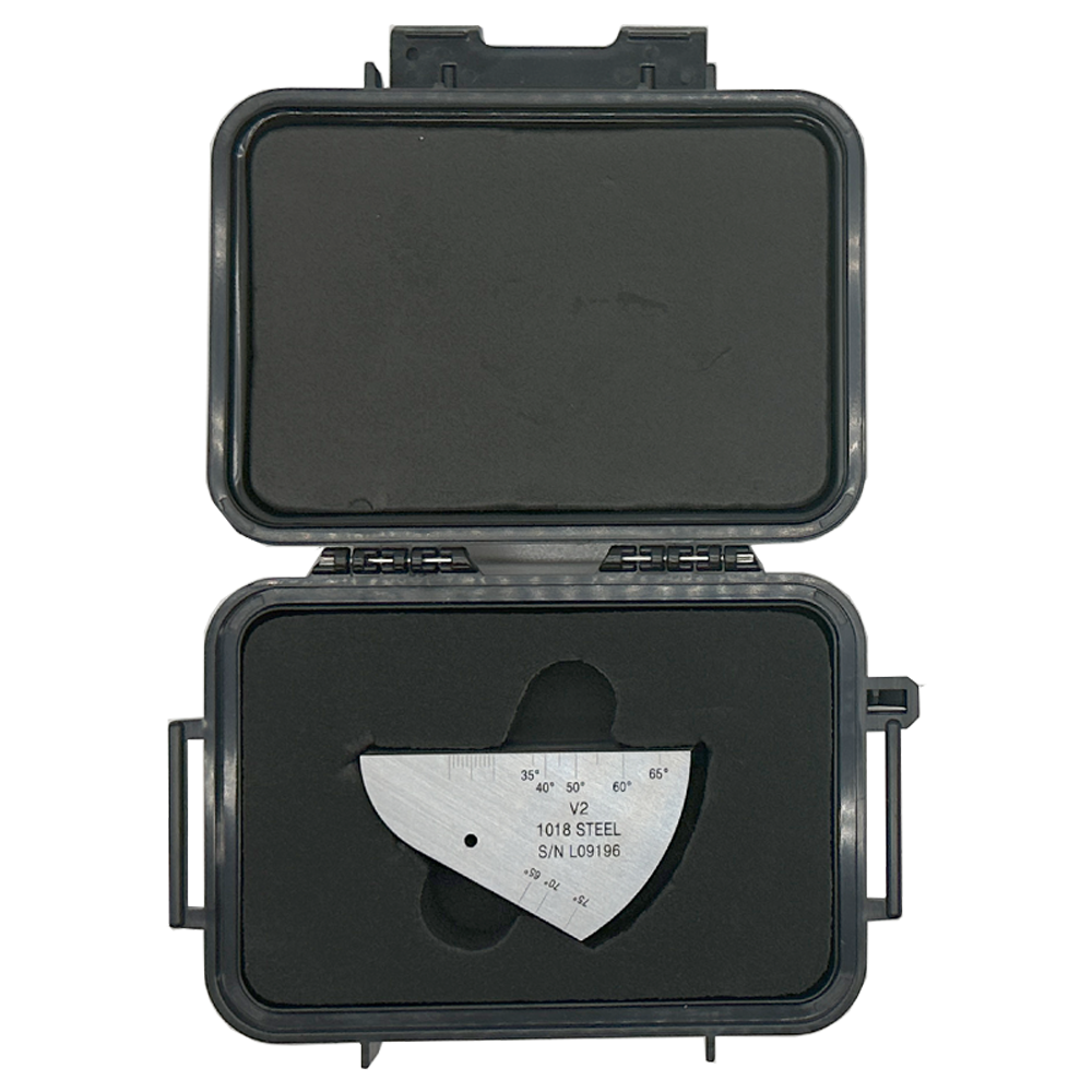 IIW2 (V2) Block-T25mm-Hole φ3mm-karbon baja-ISO7963-2022 (E) | Calibration Block NDT Machine - Gambar 3
