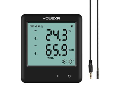 YDP-20E Temperature and humidity pdf data logger with external probe YOWEXA