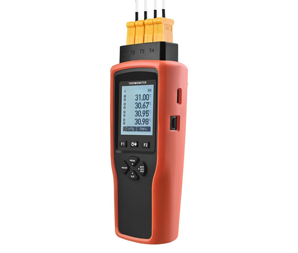 YET-640/640L/640X High Accuracy Four-Channel Thermometer YOWEXA - Gambar 2