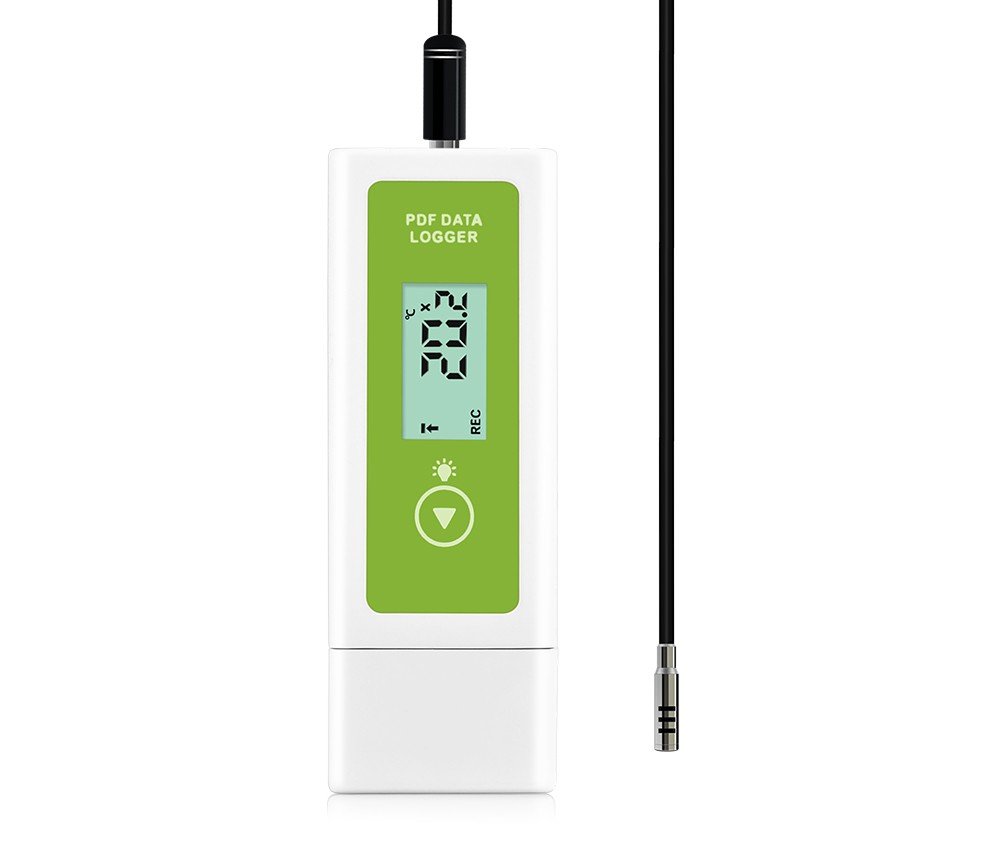 YMP-21ED Multi use pdf temperature data logger with external probe YOWEXA