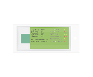 YSUP-15X Ultra Low Cost Single Use PDF Temperature Data Logger YOWEXA - Gambar 3