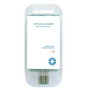 YXUP-170 Single use dry ice temperature pdf data logger YOWEXA