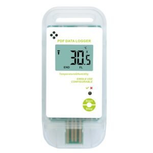 YXUP-20D 3 times use temperature and humidty pdf data logger with LCD YOWEXA