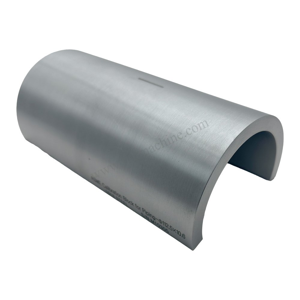 ASME Calibration Block for Piping-φ112.5*10.6*210mm/slot deep 1.0 NDT Machine - Gambar 6