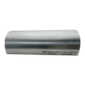 ASME Calibration Block for Piping-φ112.5*6.2*210mm/slot deep 0.5 NDT Machine
