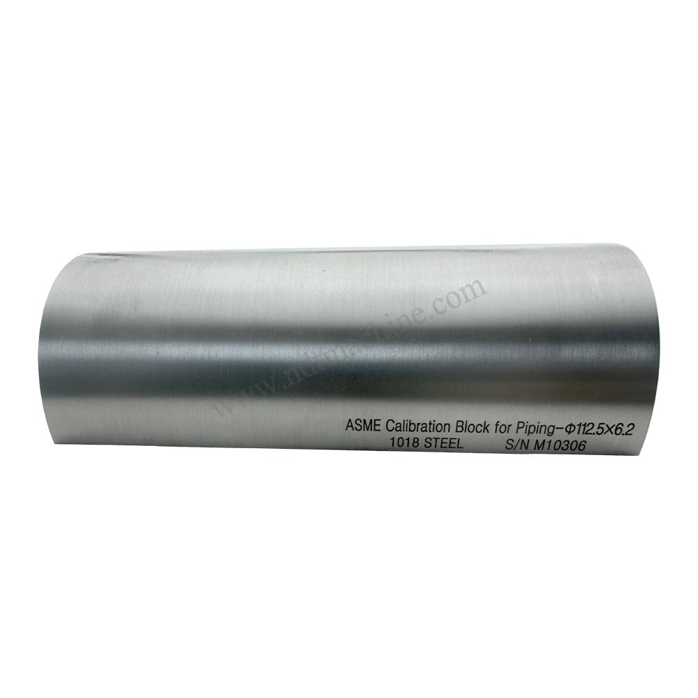 ASME Calibration Block for Piping-φ112.5*6.2*210mm/slot deep 0.5 NDT Machine