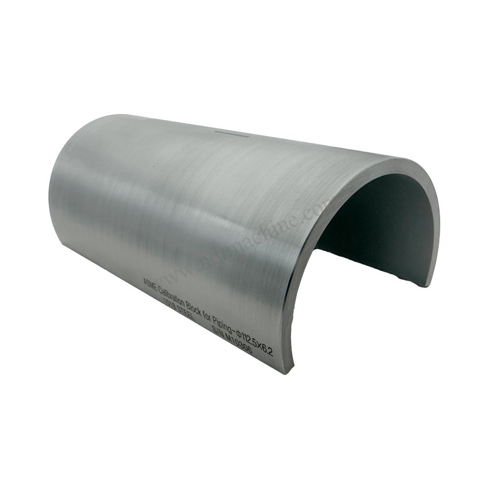 ASME Calibration Block for Piping-φ112.5*6.2*210mm/slot deep 0.5 NDT Machine - Gambar 6
