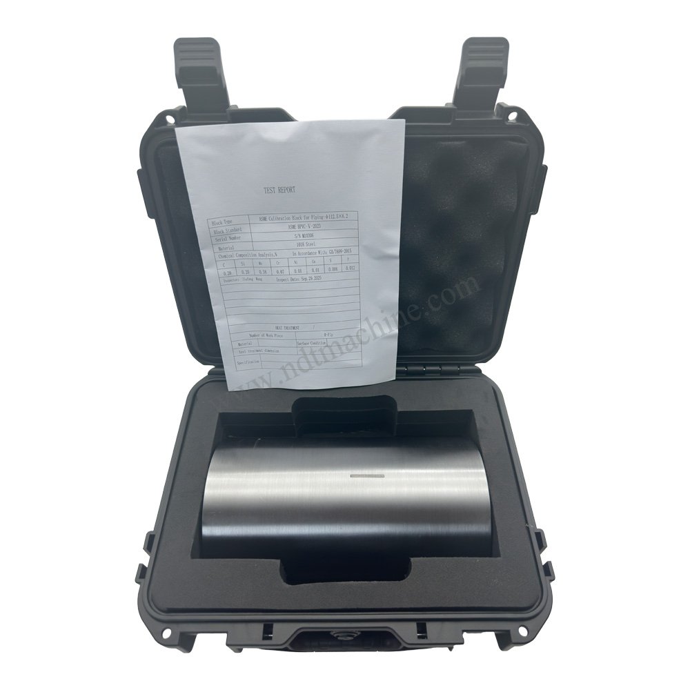 ASME Calibration Block for Piping-φ112.5*6.2*210mm/slot deep 0.5 NDT Machine - Gambar 4