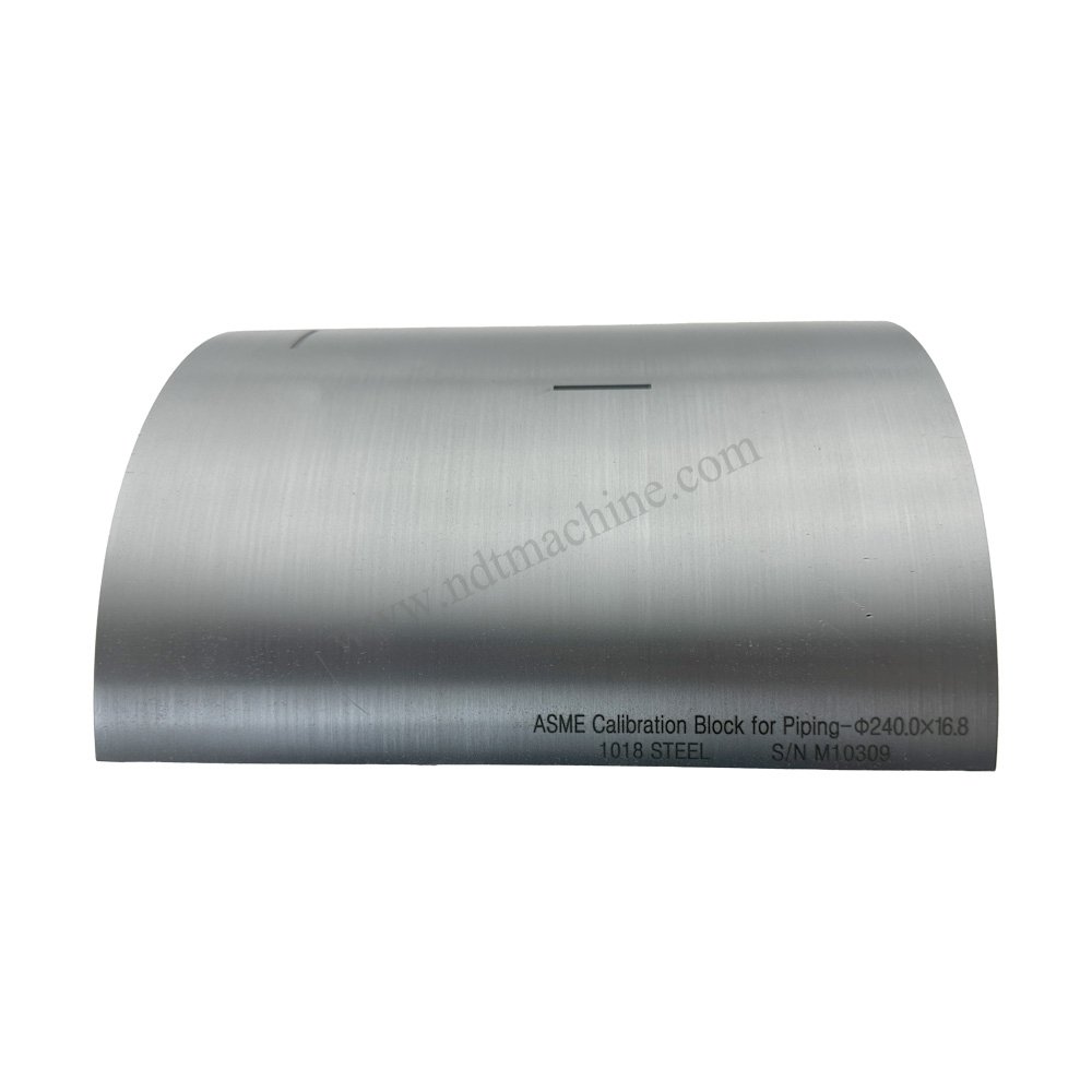 ASME Calibration Block for Piping-φ240.0*16.8*210mm/slot deep 1.6 NDT Machine