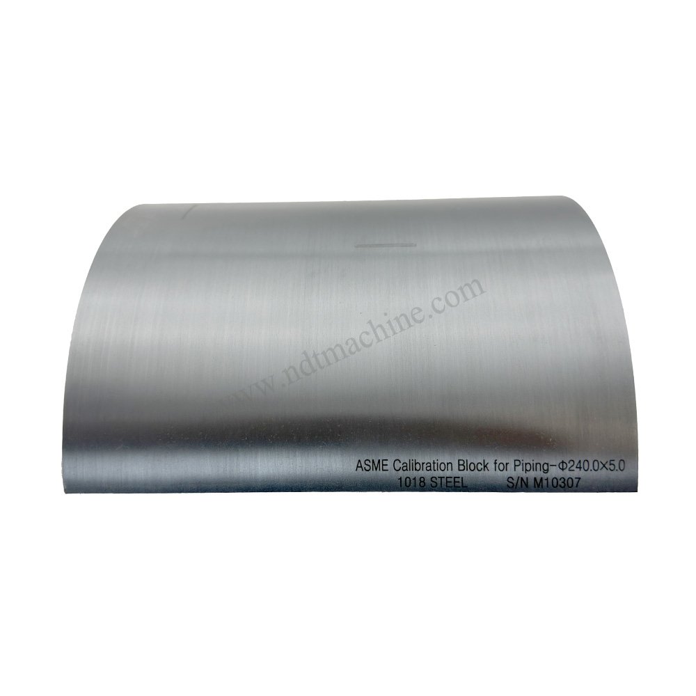 ASME Calibration Block for Piping-φ240.0*5.0*210mm/slot deep 0.4 NDT Machine