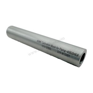 ASME Calibration Block for Piping-φ35.0*6.9*210mm/slot deep 0.7 NDT Machine
