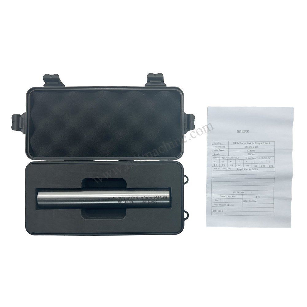 ASME Calibration Block for Piping-φ35.0*6.9*210mm/slot deep 0.7 NDT Machine - Gambar 4