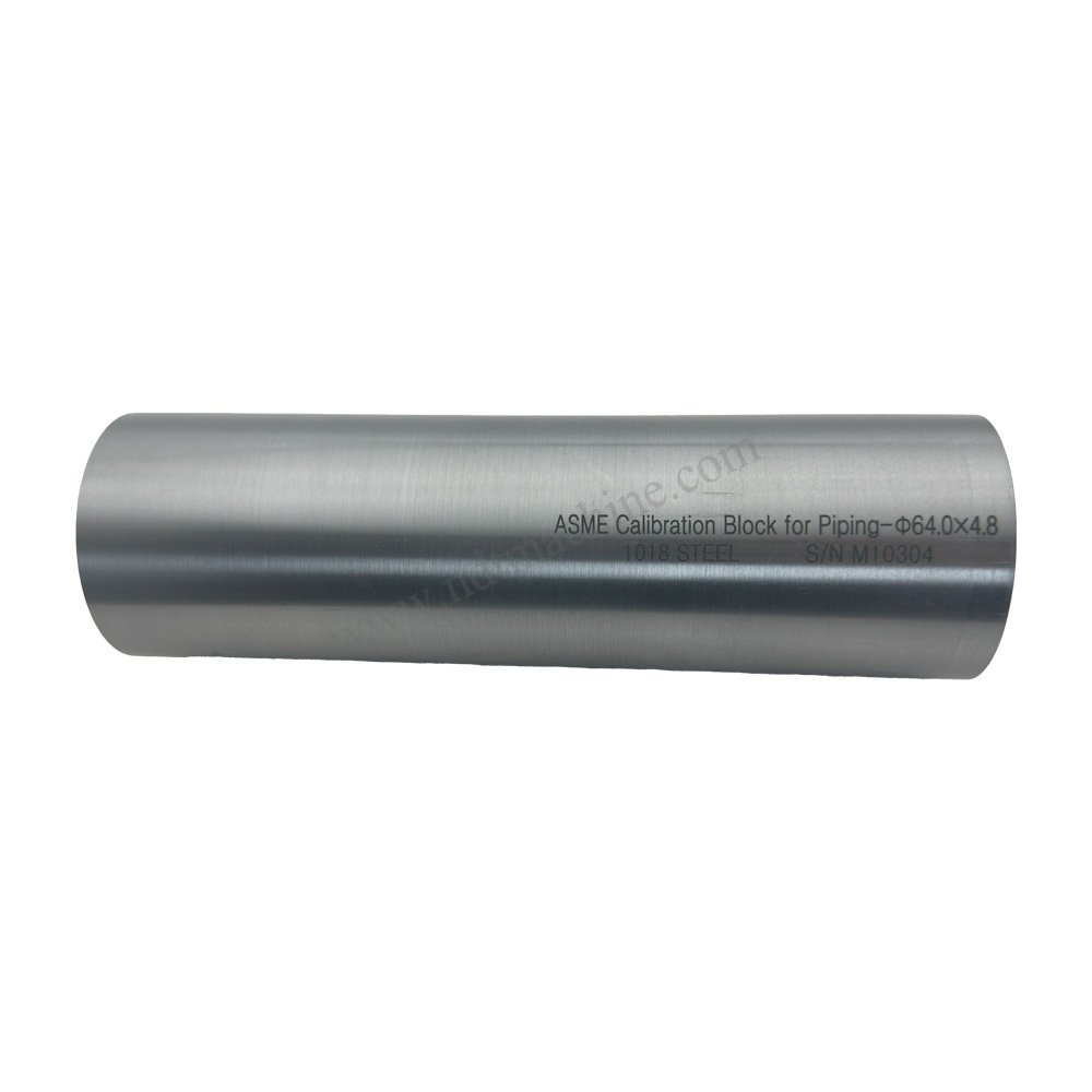 ASME Calibration Block for Piping-φ64.0*4.8*210mm/slot deep 0.4 NDT Machine