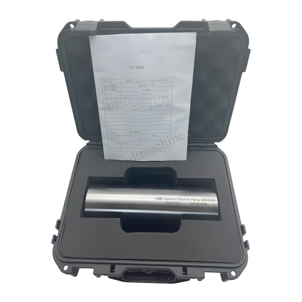 ASME Calibration Block for Piping-φ64.0*4.8*210mm/slot deep 0.4 NDT Machine - Gambar 4