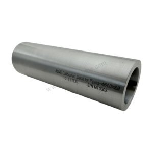ASME Calibration Block for Piping-φ64.0*8.9*210mm/slot deep 0.9 NDT Machine