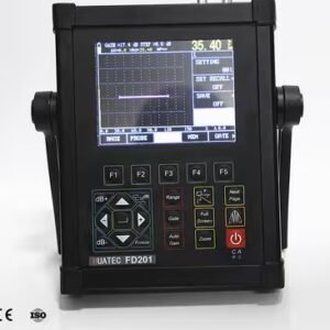 Detektor Cacat Ultrasonik Digital UT, peralatan pengujian ultrasonik dengan waktu operasional 10 jam Huatec FD201,
