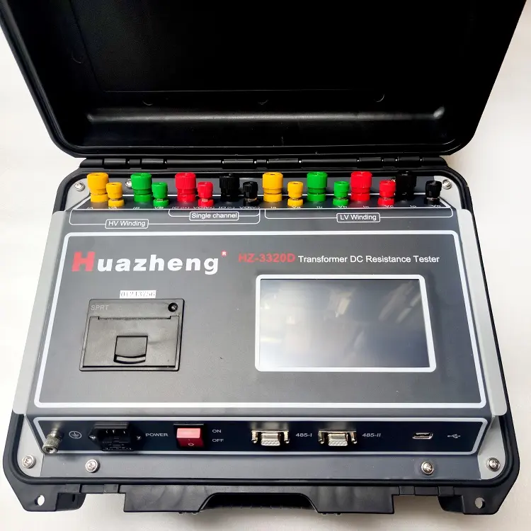 Tester Resistansi Belitan DC Transformator 3 Fase Huazheng HZ-3320D - Gambar 2