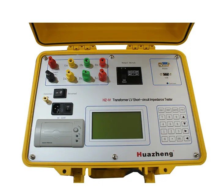 Tester Impedansi Hubung Singkat Tegangan Rendah Transformator Huazheng HZ-IV - Gambar 2
