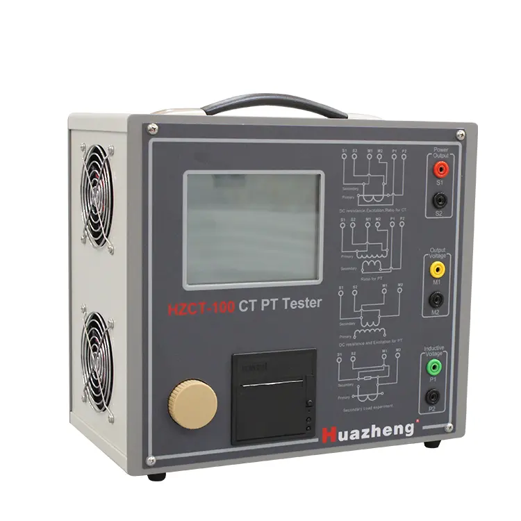 Penganalisis Karakteristik Eksitasi CT PT Transformator Huazheng HZCT-100