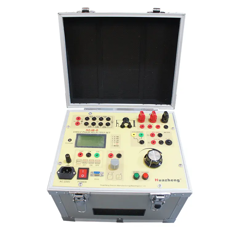 Supplier Alat Uji Injeksi Arus Sekunder Portabel Single Phase Relay Protection Tester Huazheng HZJB-D - Gambar 5