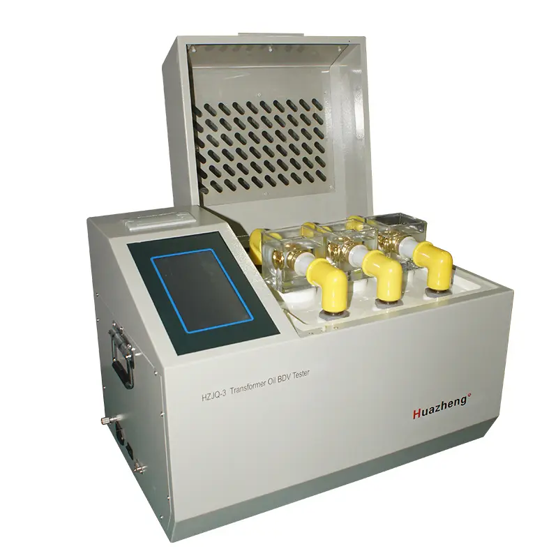 Tester Tegangan Tembus Minyak Trafo 80kV 3 Bejana Huazheng HZJQ-3 - Gambar 5
