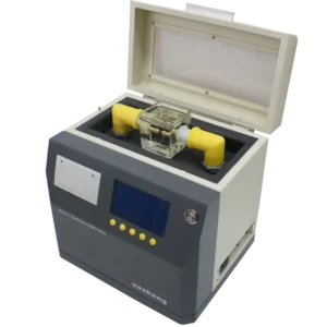 Tester Tegangan Tembus Minyak Trafo 70kV 1 Bejana dengan Baterai Lithium Huazheng HZJQ-D1