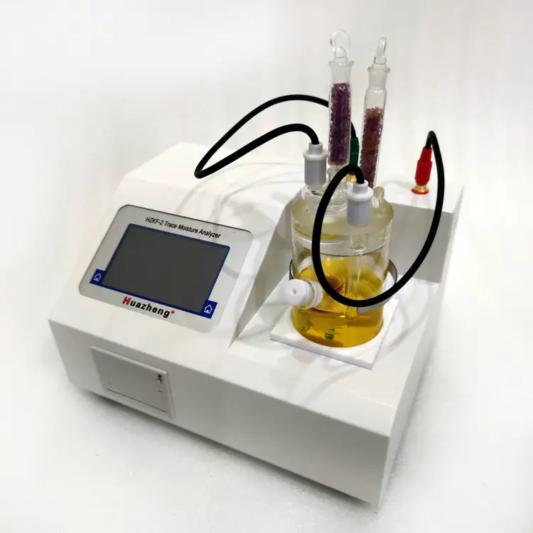 Alat Pengukur Kadar Air Minyak Trace Moisture Analyzer Huazheng HZKF-2 - Gambar 3