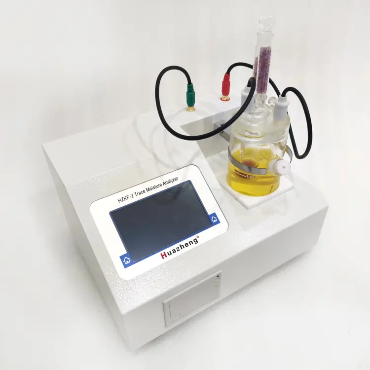 Alat Pengukur Kadar Air Minyak Trace Moisture Analyzer Huazheng HZKF-2 - Gambar 2