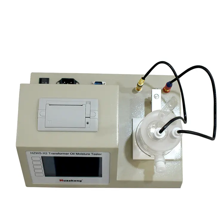 Alat Uji Kadar Air Minyak Trafo Transformer Oil Moisture Tester Huazheng HZWS-X2 - Gambar 4