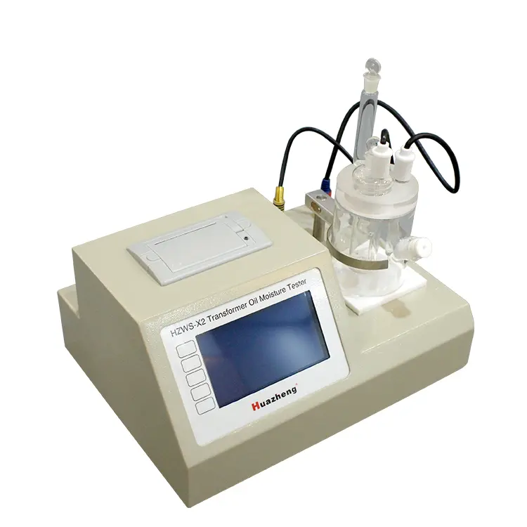 Alat Uji Kadar Air Minyak Trafo Transformer Oil Moisture Tester Huazheng HZWS-X2 - Gambar 3