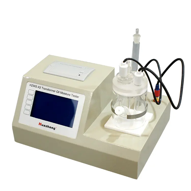 Alat Uji Kadar Air Minyak Trafo Transformer Oil Moisture Tester Huazheng HZWS-X2 - Gambar 2