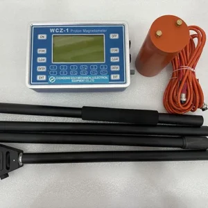 Magnetometer Proton Portabel untuk Prospeksi Tambang Bijih Besi, Detektor Logam Gold WCZ-1/WCZ-3