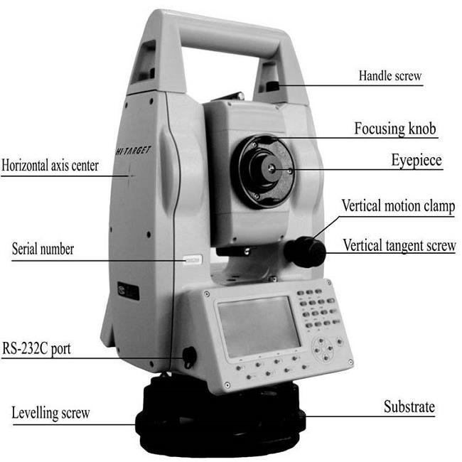Instrumen Total Station dalam Peralatan Survei Geodesi Gold HTS-220R - Gambar 3
