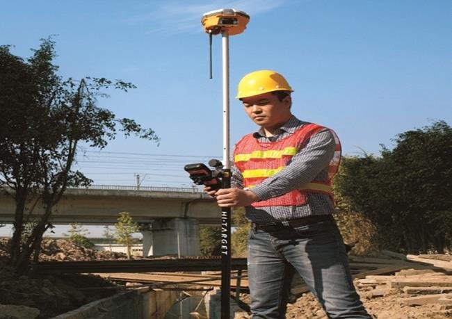 Peralatan Survei GPS RTK Receiver GNSS Gold V60 - Gambar 5
