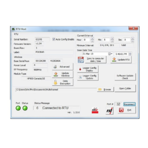 Software Monitoring Dan Akuisisi Data Nirkabel Instrumen RST INSTRUMENTS