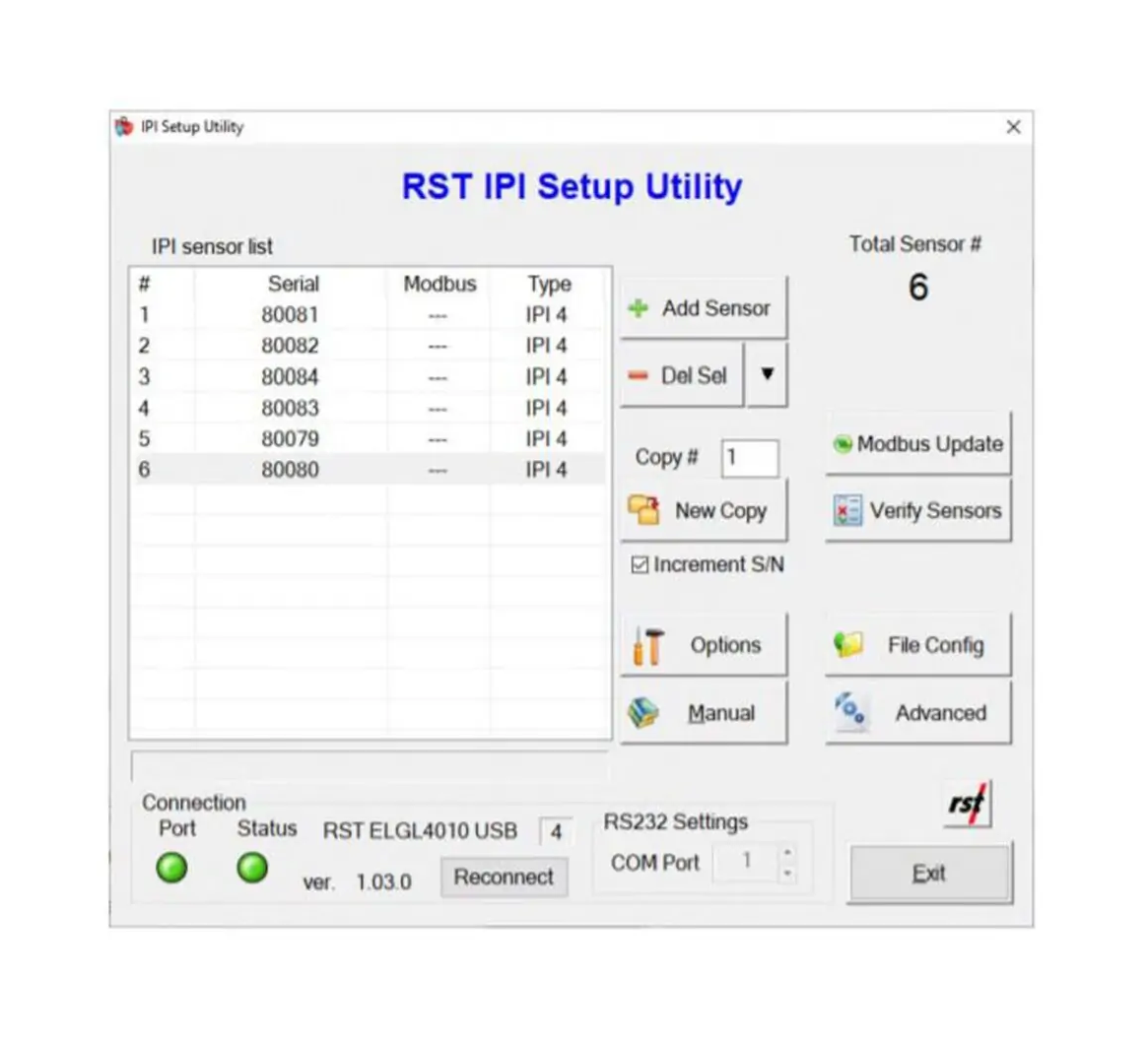 Software Monitoring Dan Konfigurasi Digital In-Place Inclinometer RST INSTRUMENTS