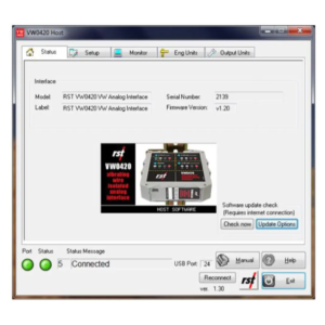 Software Monitoring Dan Pembacaan Data Vibrating Wire Piezometer RST INSTRUMENTS