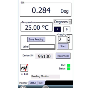 Software Monitoring Data Kemiringan RST INSTRUMENTS
