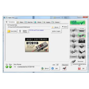 Software Monitoring Data Vibrating Wire Sensor & Thermistor RST INSTRUMENTS